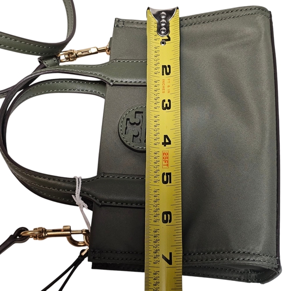 Tory Burch Ella Mini Tote Top Zip Nylon Crossbody Bag - Picture 7 of 9